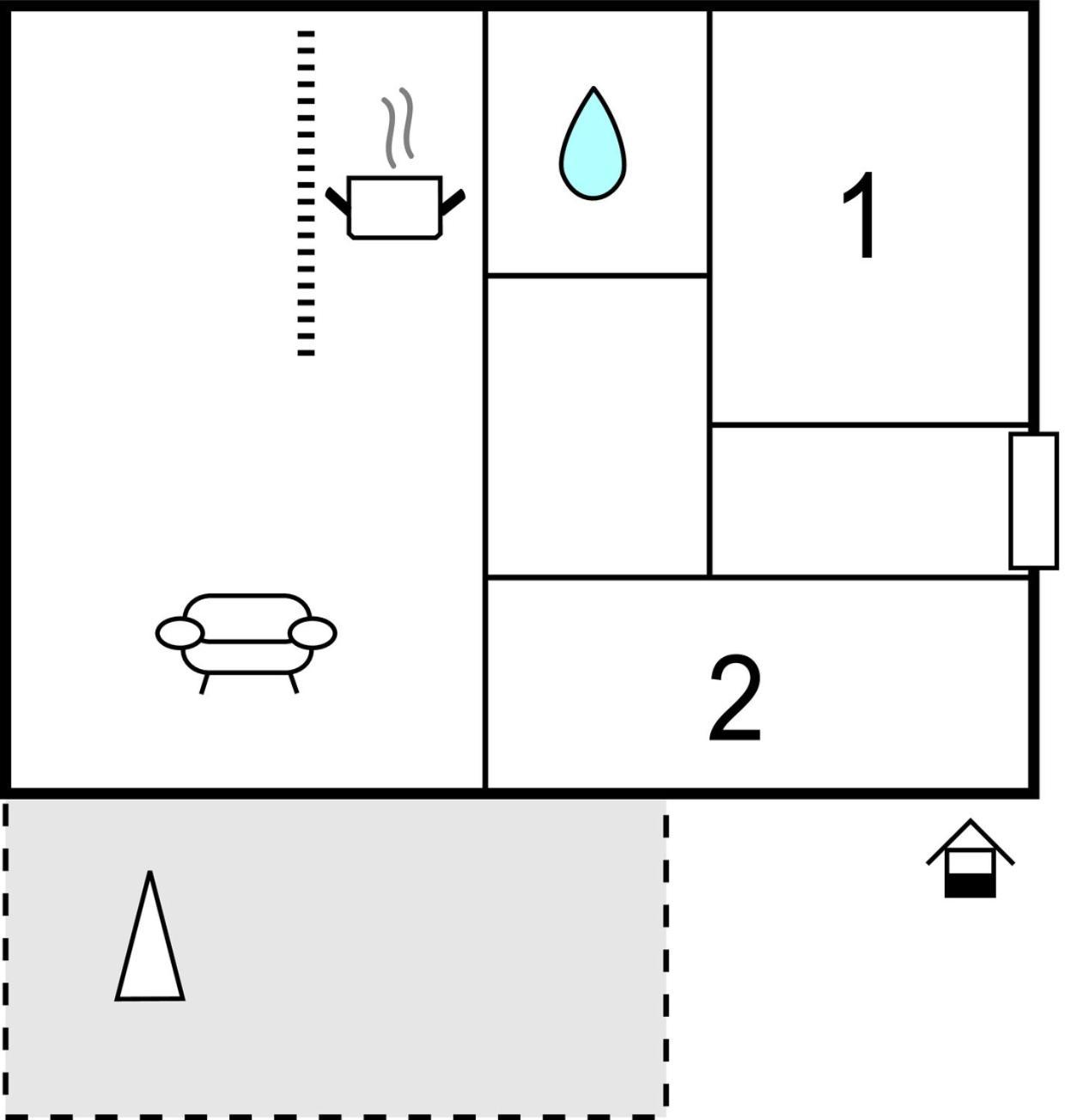 Nice Home In Jezera With Wifi מראה חיצוני תמונה